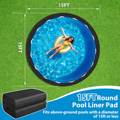 MJZ 15 FT Pool Liner Pad design detail