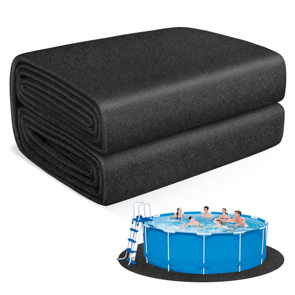 MJZ 15 FT Thickened Pool Liner Pad front view