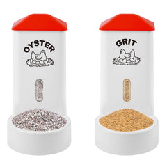 MJZ Chicken Grit and Oyster Shell Feeder front view