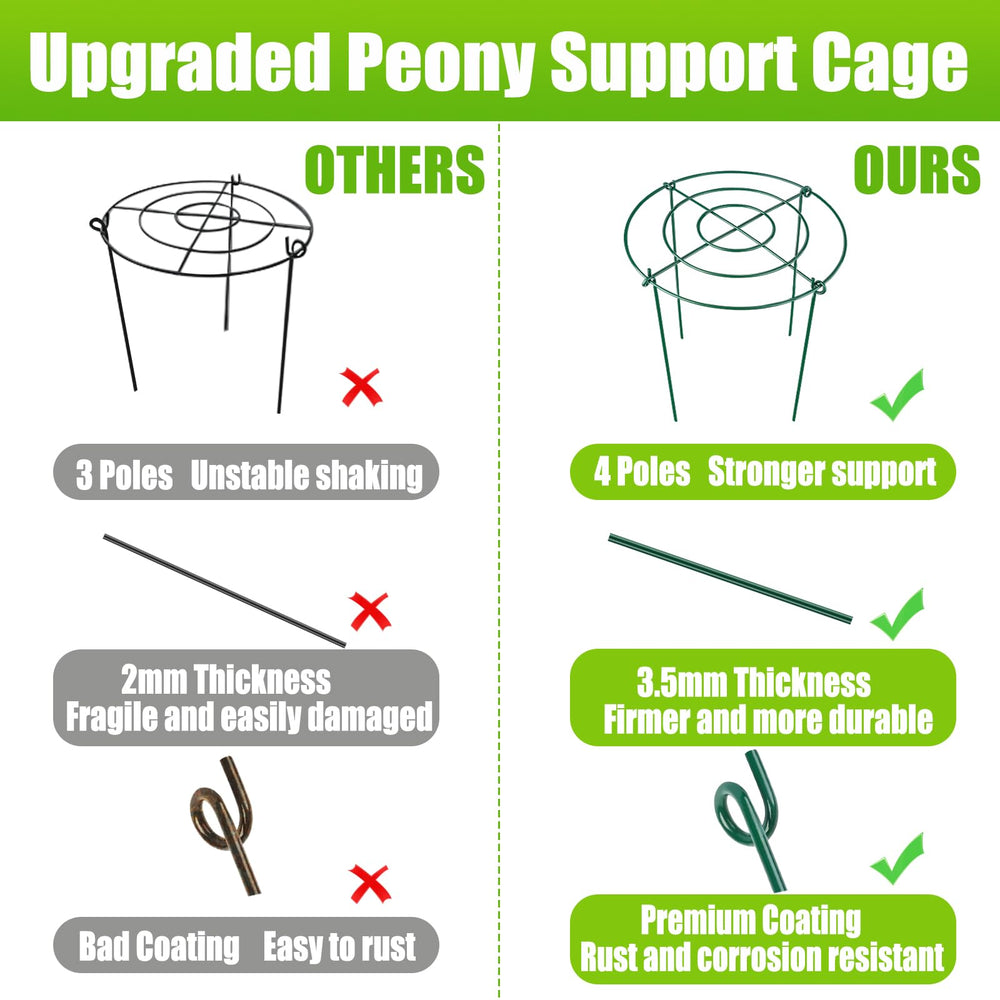 MJZ Peony Cages disassembled for easy storage