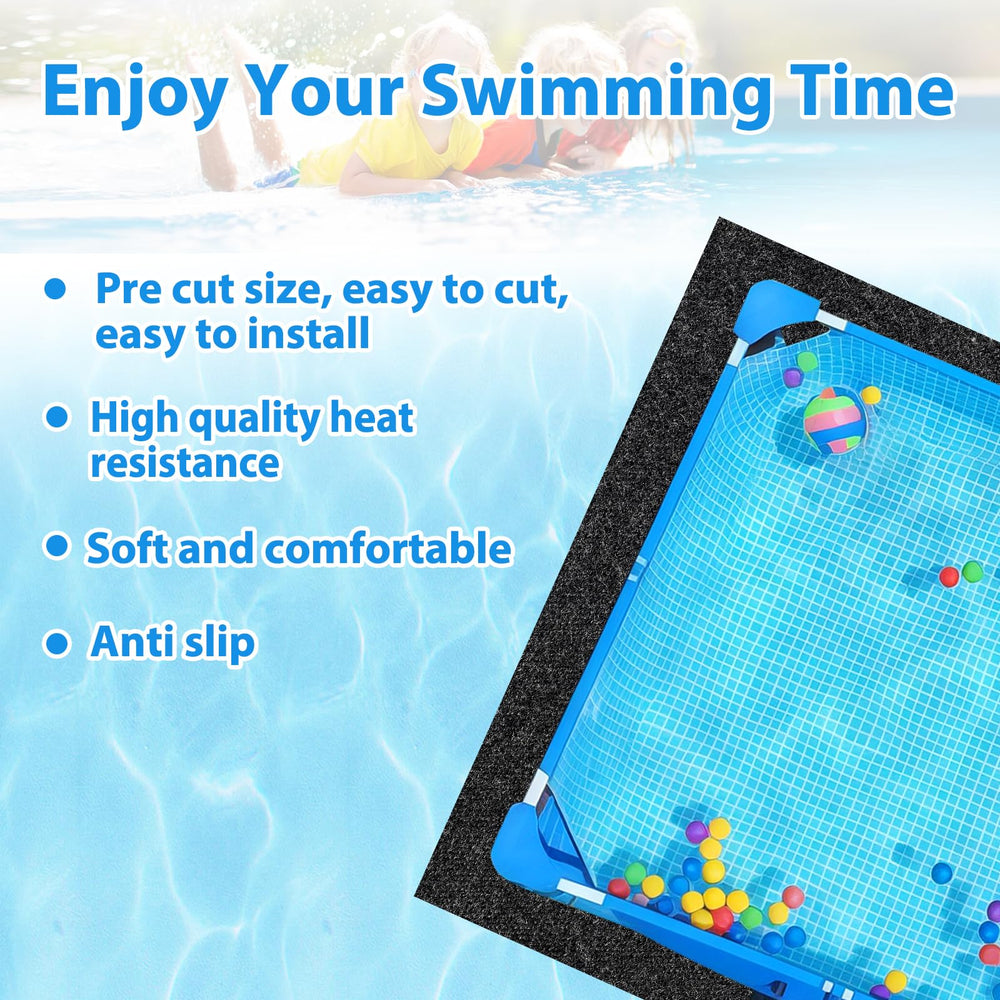 MJZ pool liner pad packaging and label