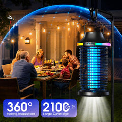 MKNXYD Bug Zapper in use on a patio