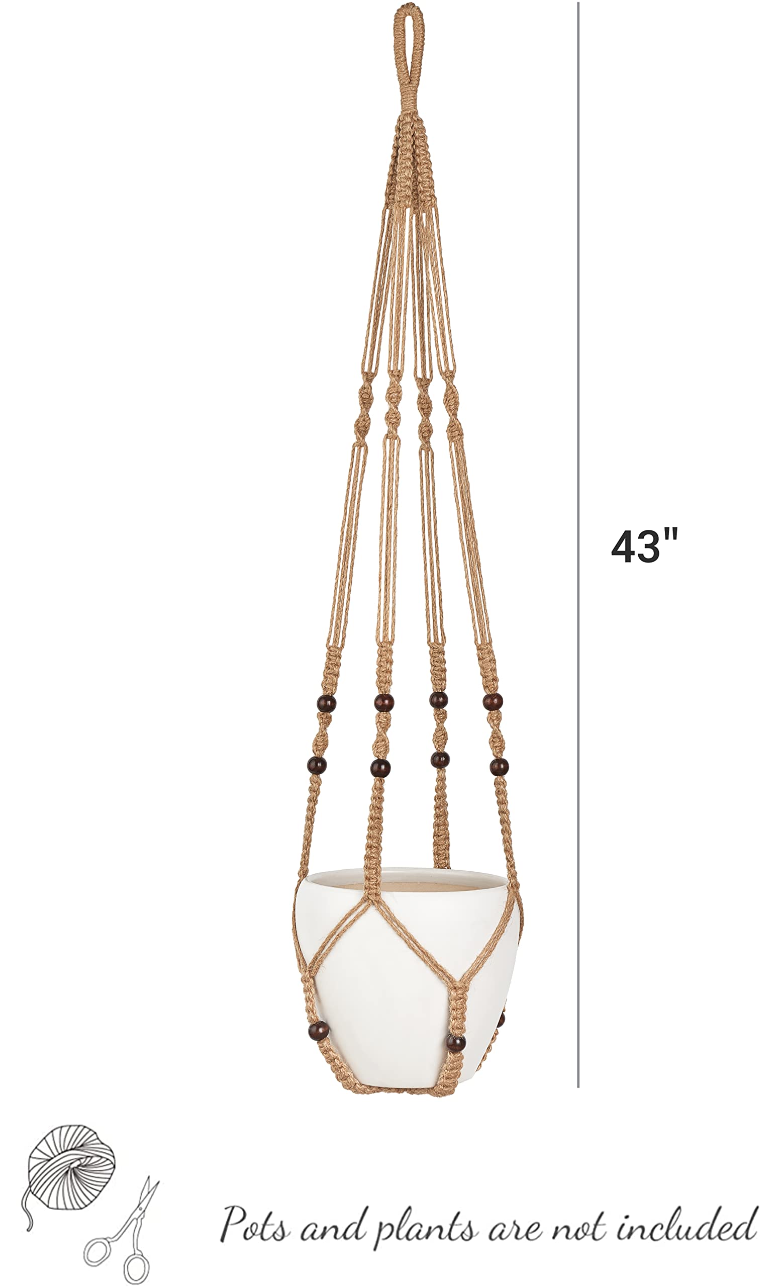 Mkono Macrame Plant Hanger packaging view