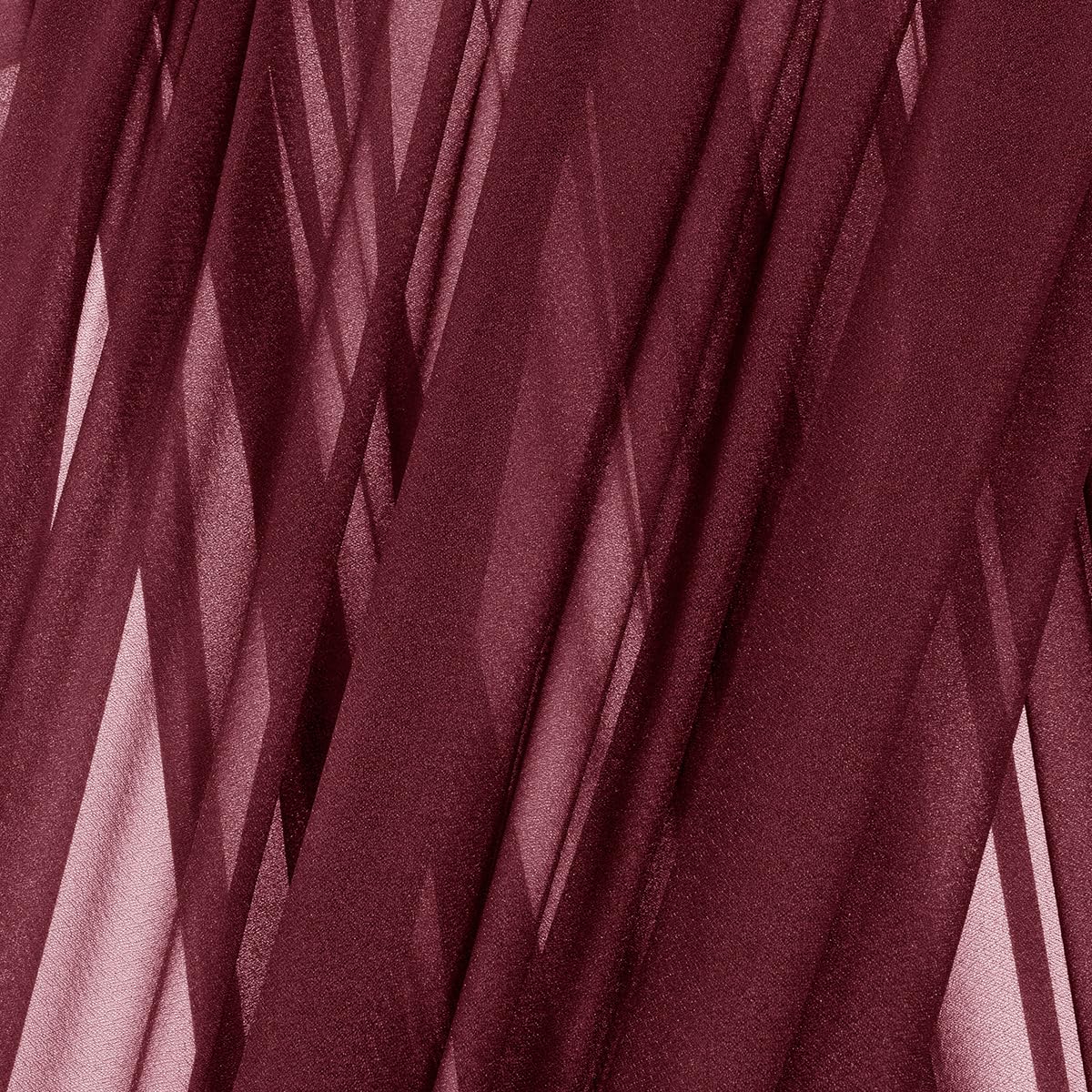 MLMC Sheer Gauze draping fabric displayed as a table runner