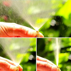 MOCOBER irrigation tubing connected to garden plants