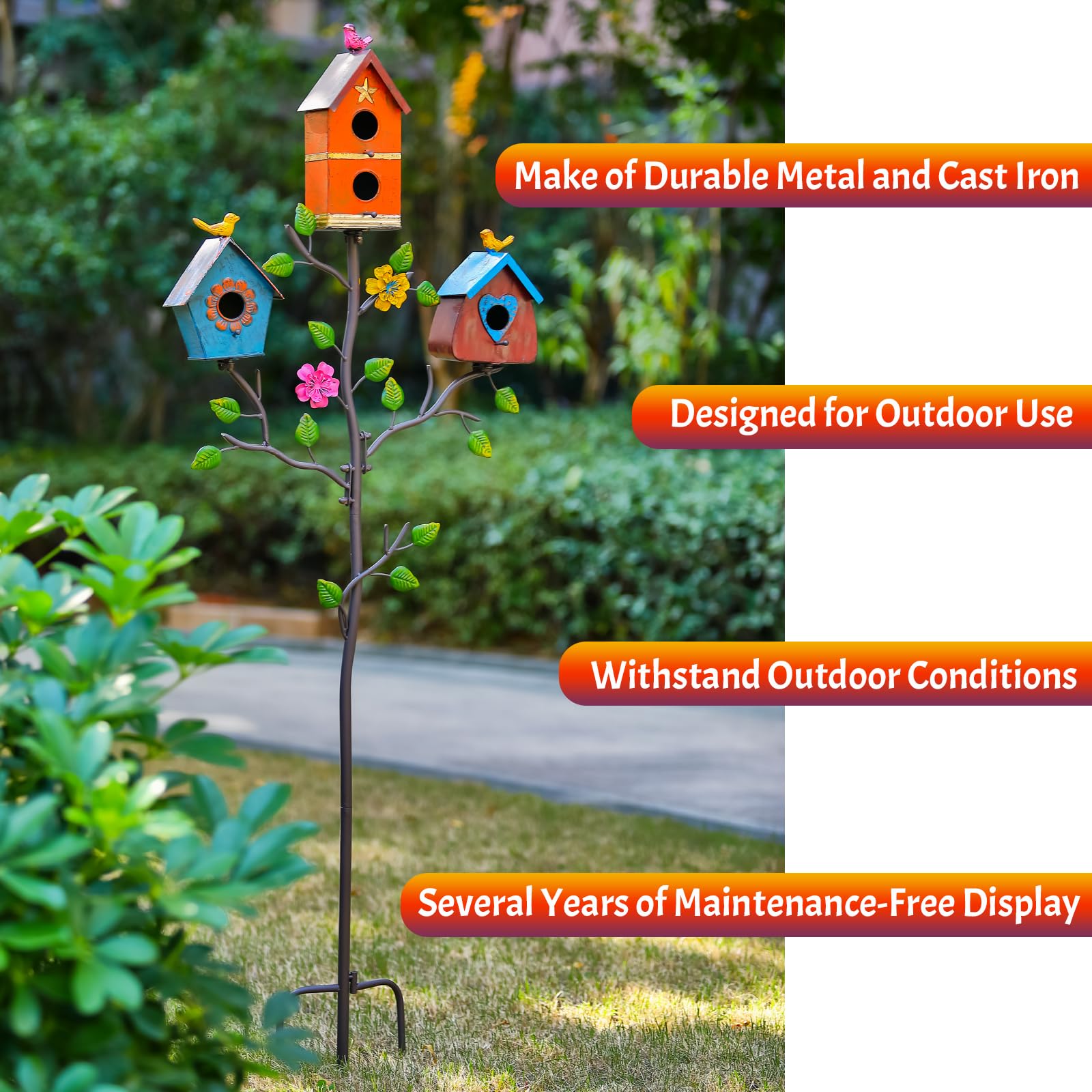 MOCOME birdhouse door for easy cleaning