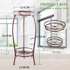 MOCORY Plant Stand 2 Tier close-up of design details