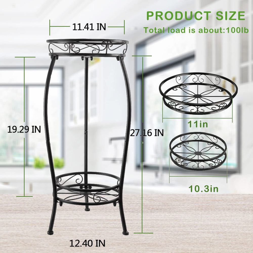 MOCORY Plant Stand side view showcasing stability