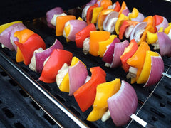 MOCUMEI skewers with various grilled foods