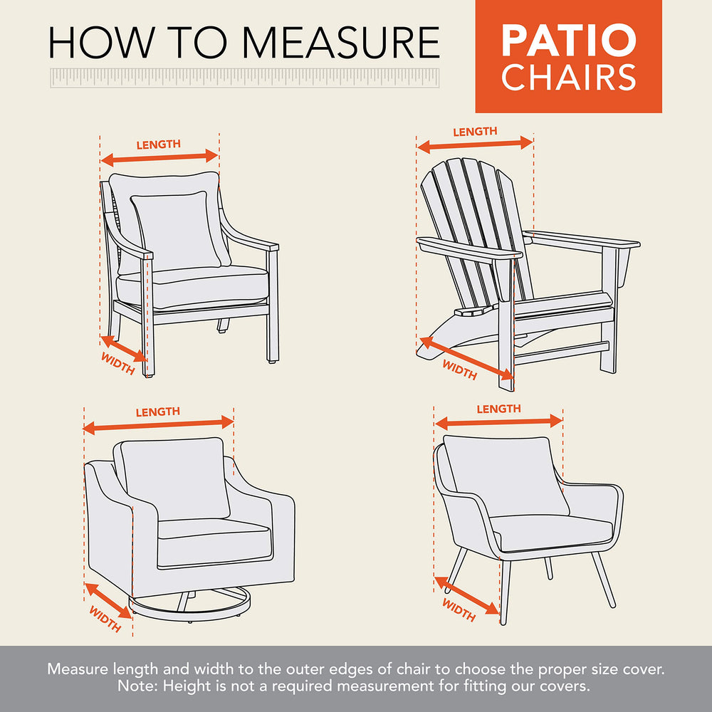 MODERN LEISURE Adirondack Chair Cover beige on chair