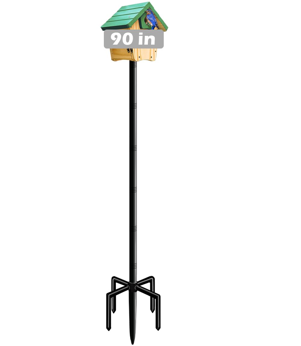 Mokeyder 90-inch Bird House Pole Kit front view
