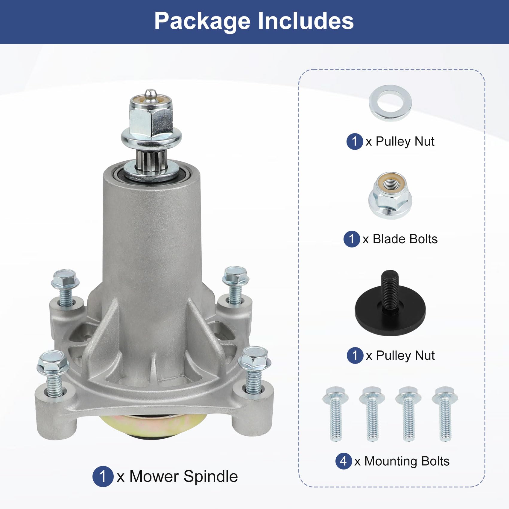 MONKEMON Mower Spindle assembly with included parts