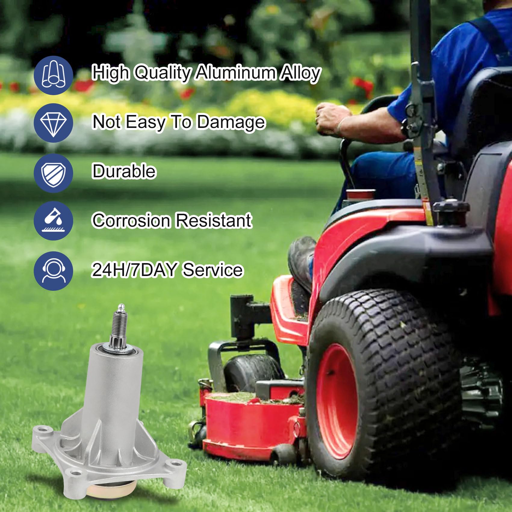 MONKEMON Spindle 187292 on a lawn tractor