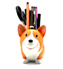 MONMOB Corgi Pen Holder with succulent plant inside