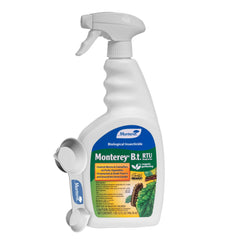 Monterey B.t. Organic Caterpillar Killer Spray 32 oz front view with label