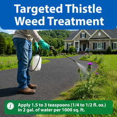 Monterey Thistledown Weed Killer Concentrate 8 oz back view