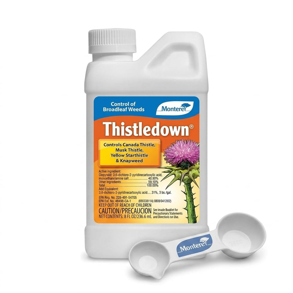 Monterey Thistledown Weed Killer Concentrate 8 oz front view
