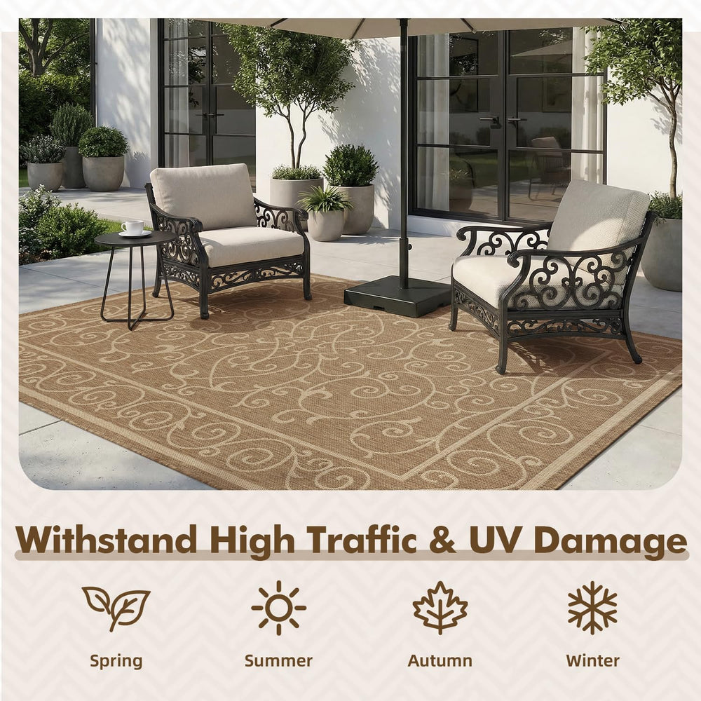 MontVoo Outdoor Rug 6x9 ft side view