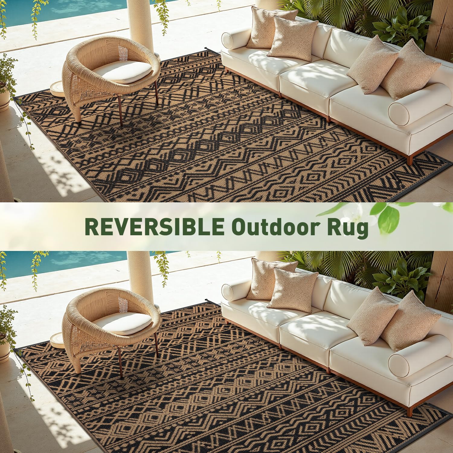 MontVoo Outdoor Rug close-up texture