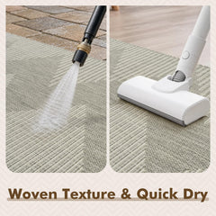 MontVoo Outdoor Rug on patio with furniture