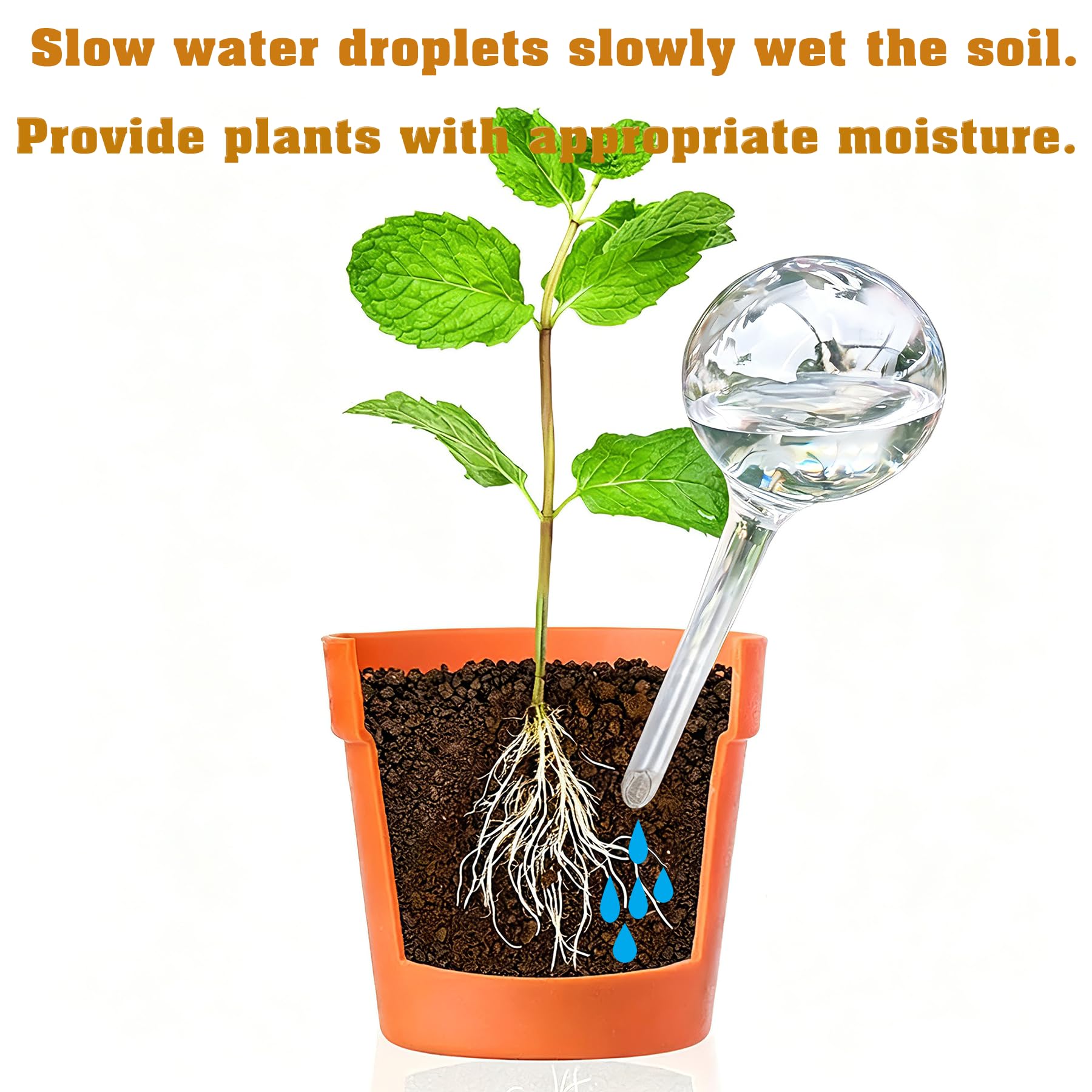 MOONSOUND Plant Automatic Watering Device stylish clear design