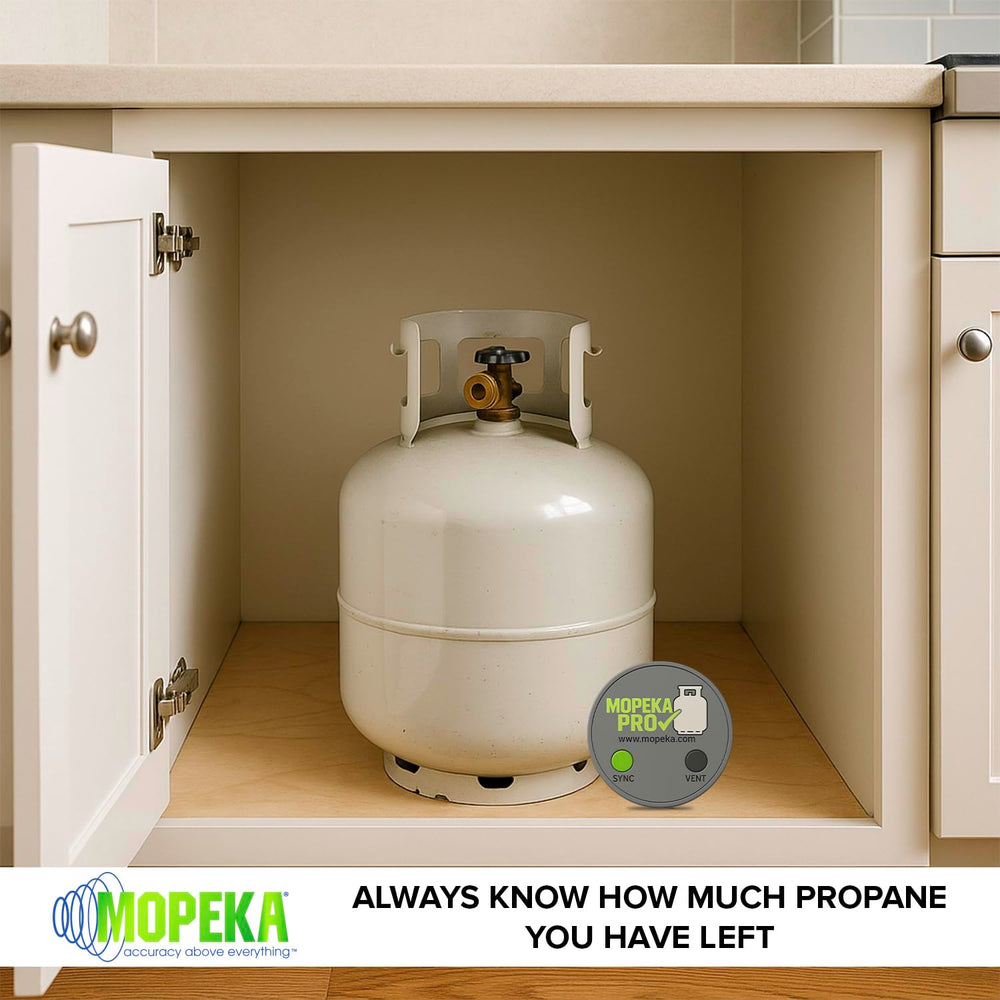 Mopeka Pro Check Bluetooth Propane Tank Sensor with accessories