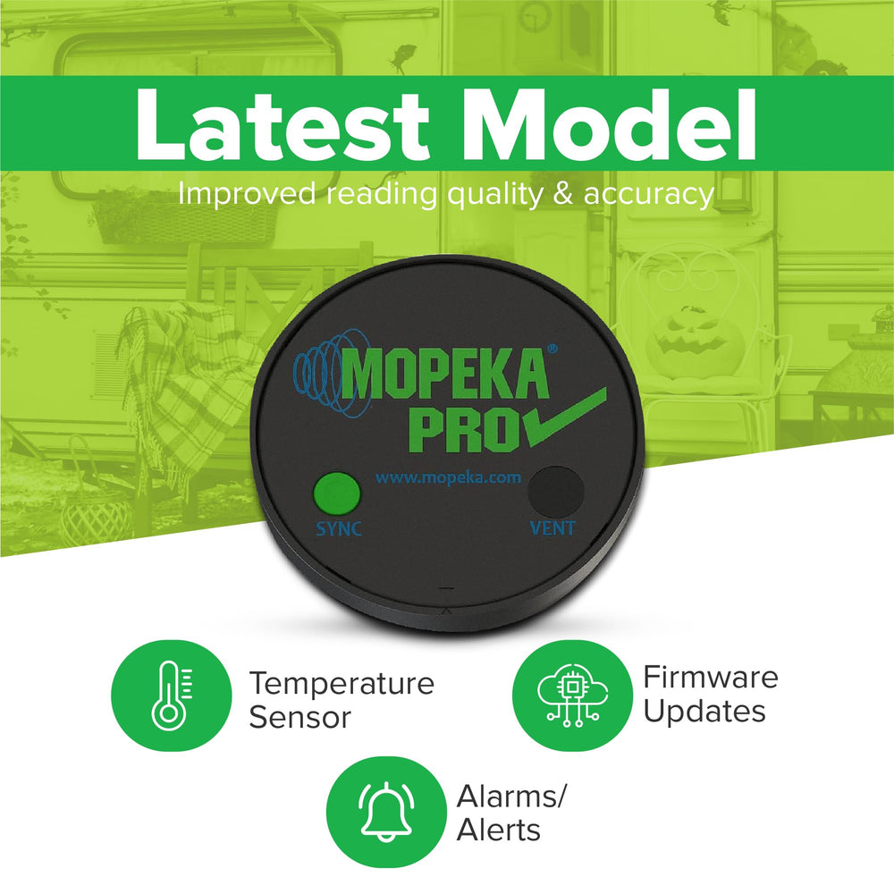 Mopeka Pro Check Sensor in outdoor setting