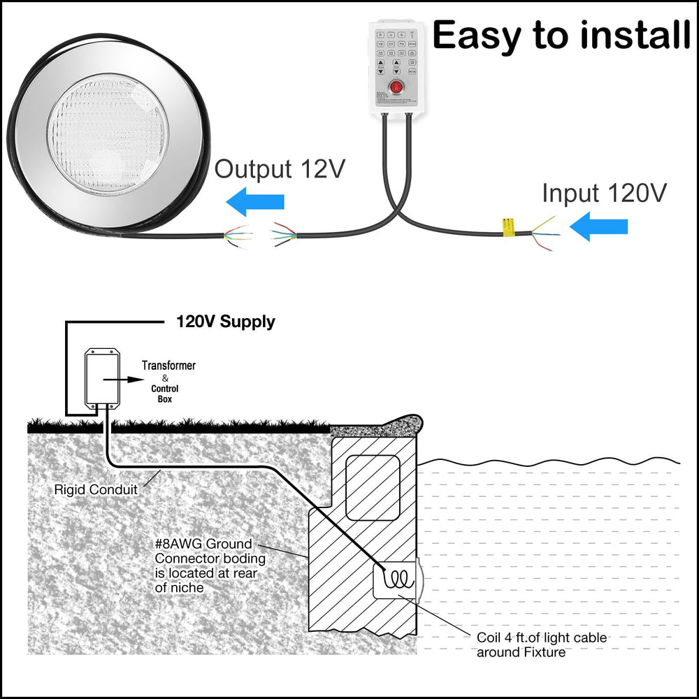 Mopzlink smart app interface for controlling pool light