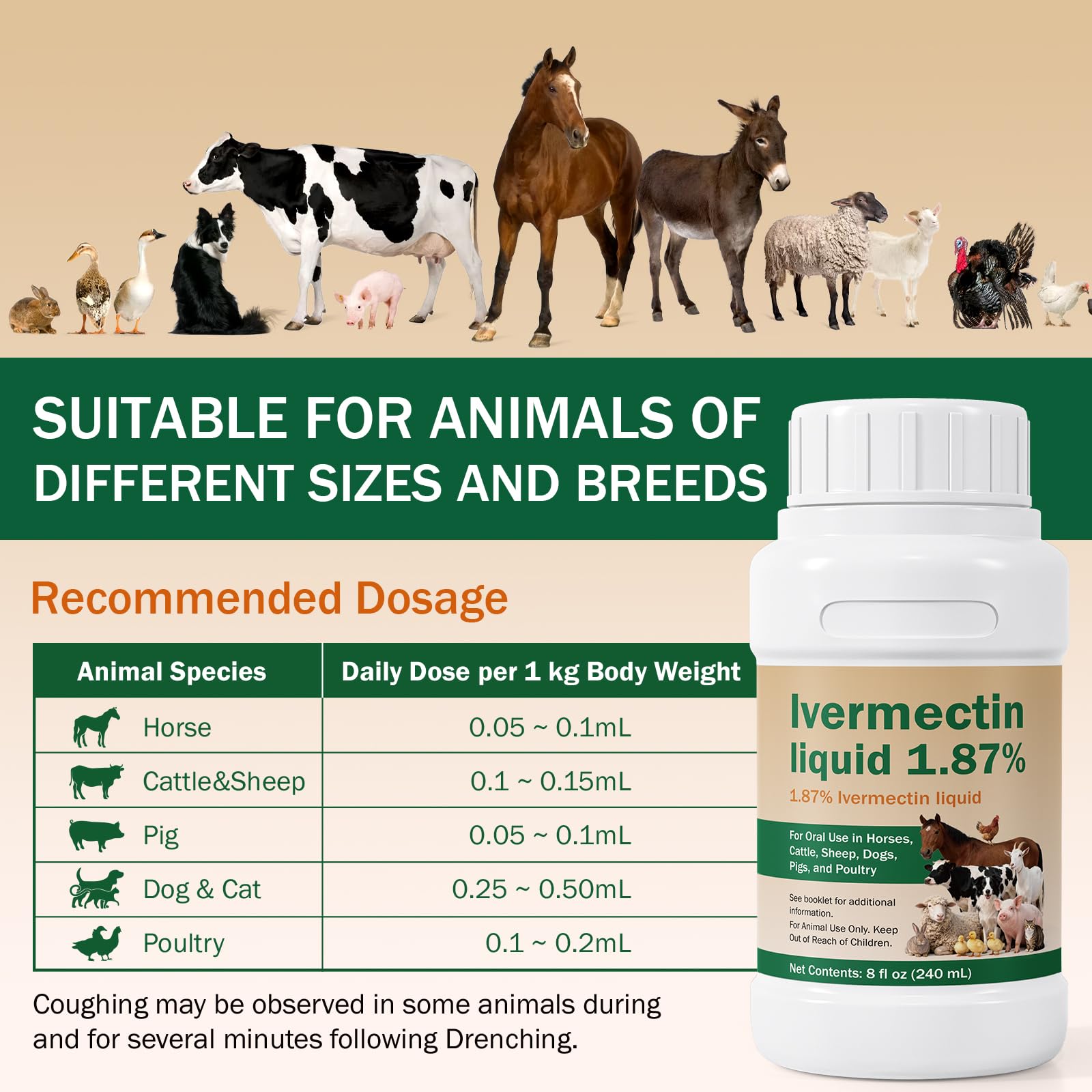 MORF Energy Support Ivermectin Solution back view
