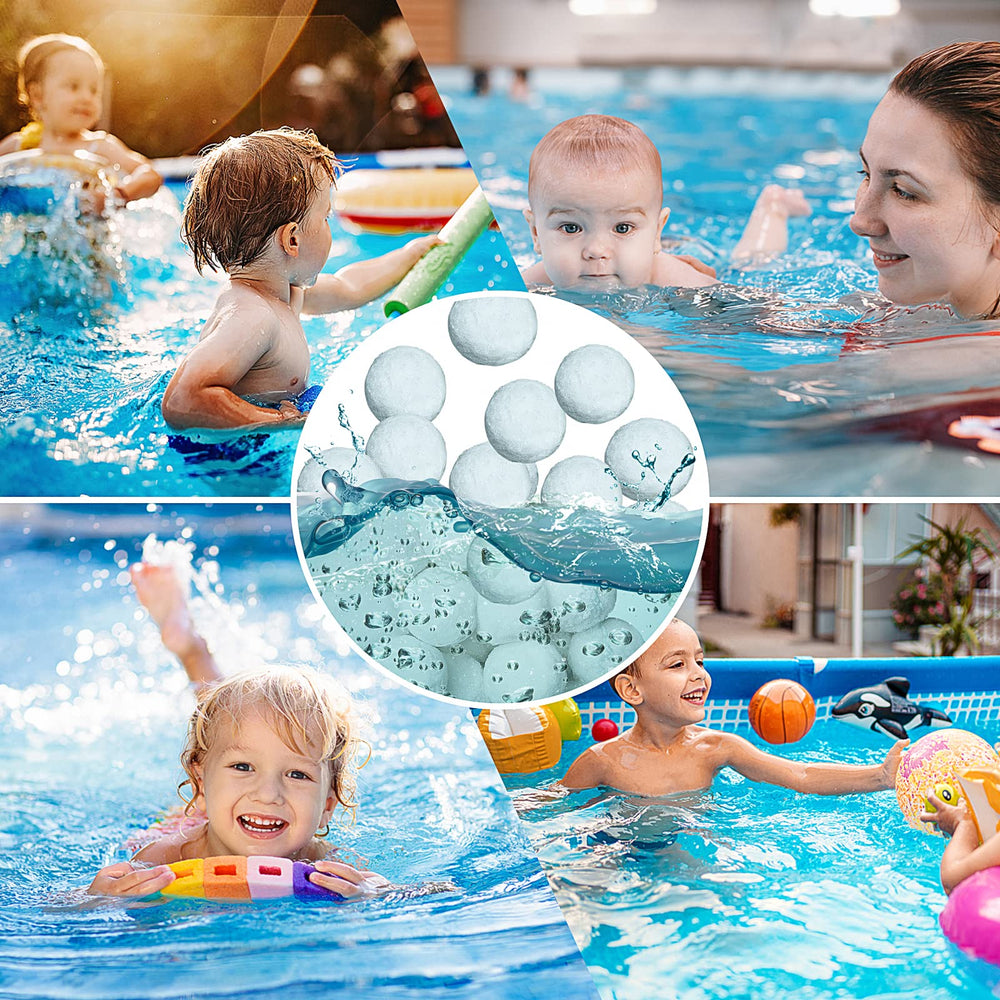 Moritakk Pool Filter Ball showcasing its lightweight design