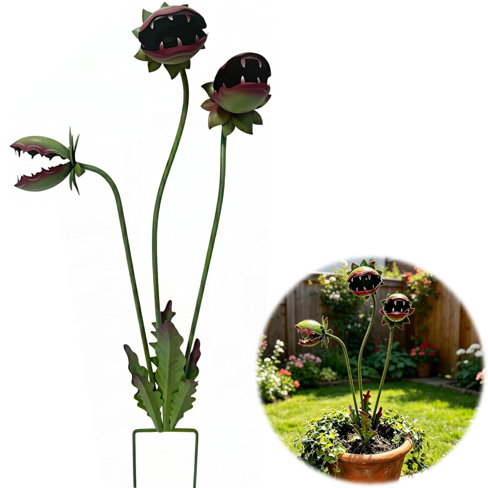 Mornihima whimsical garden stake outdoor display