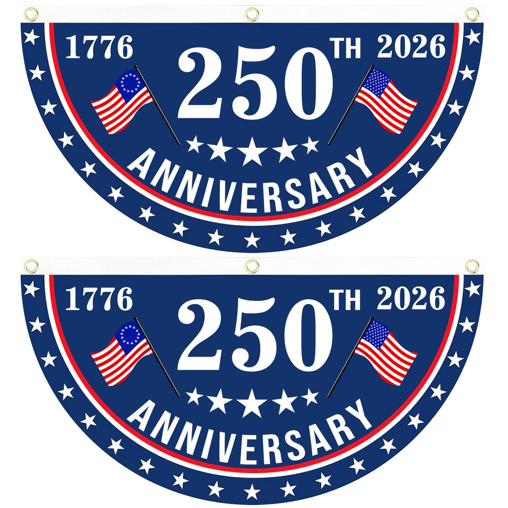 MOSADO 250th Anniversary Flag front view with vibrant colours