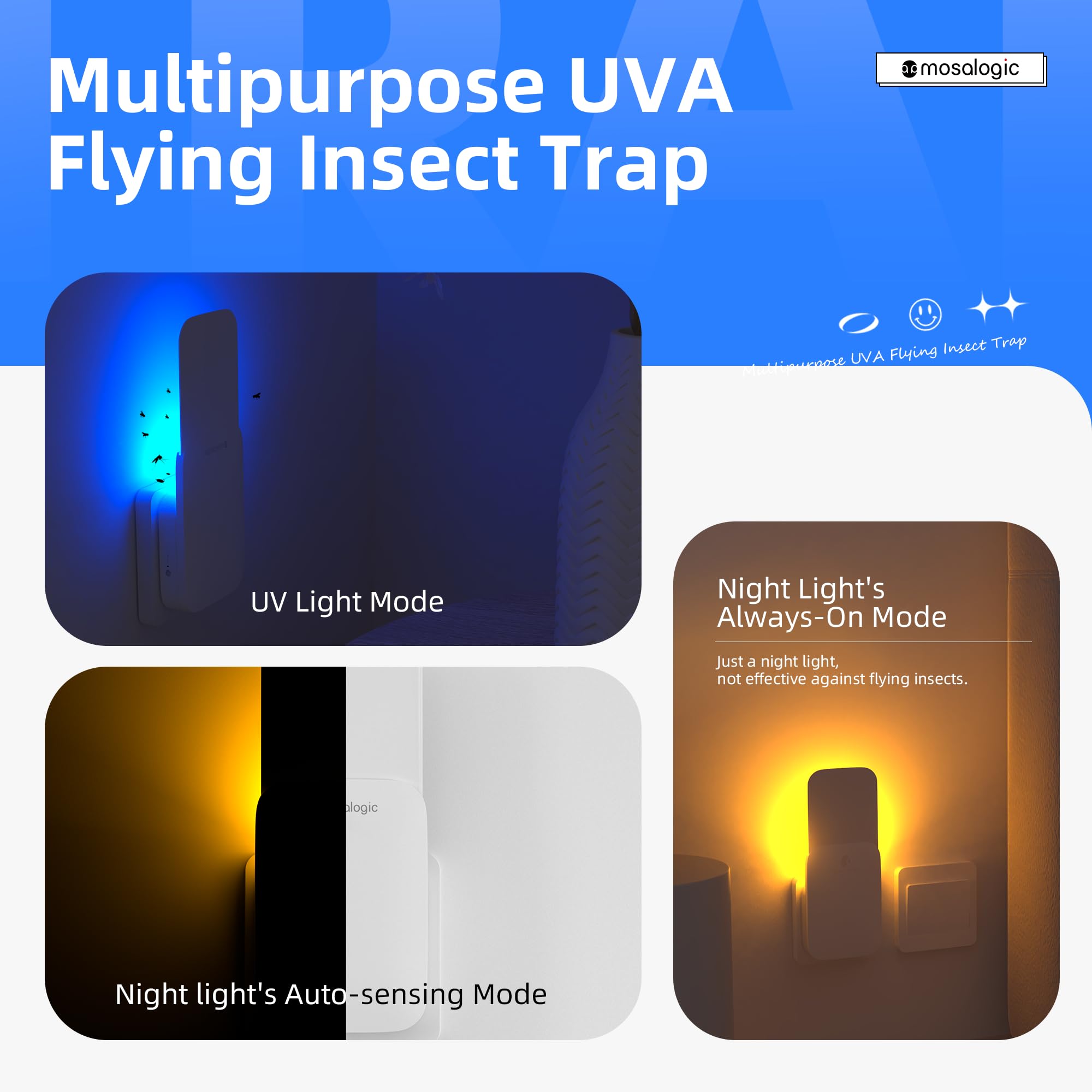 mosalogic Fly Insect Trap showing glue board