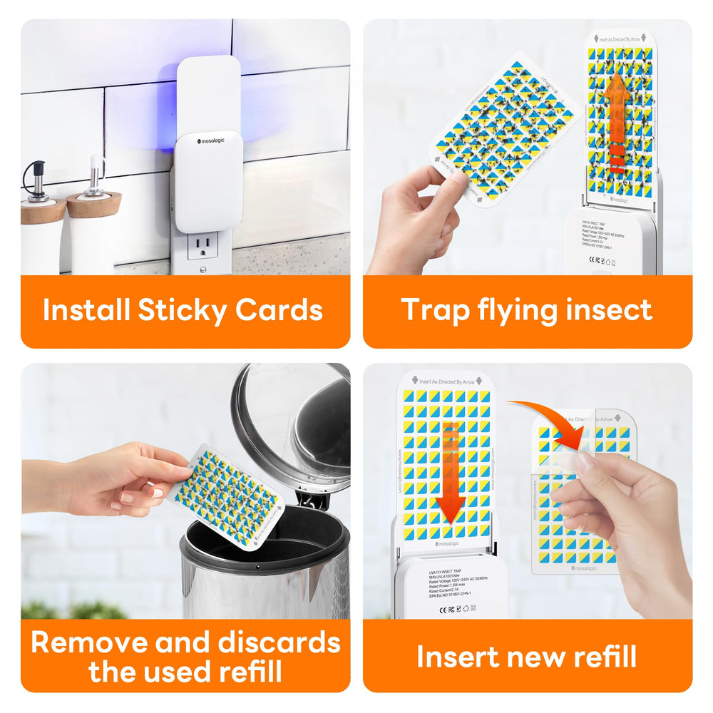Mosalogic Indoor Gnat Trap showing night light feature