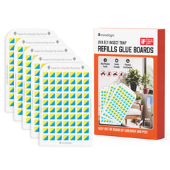 Mosalogic Sticky Card Refill pack with five white glue cards