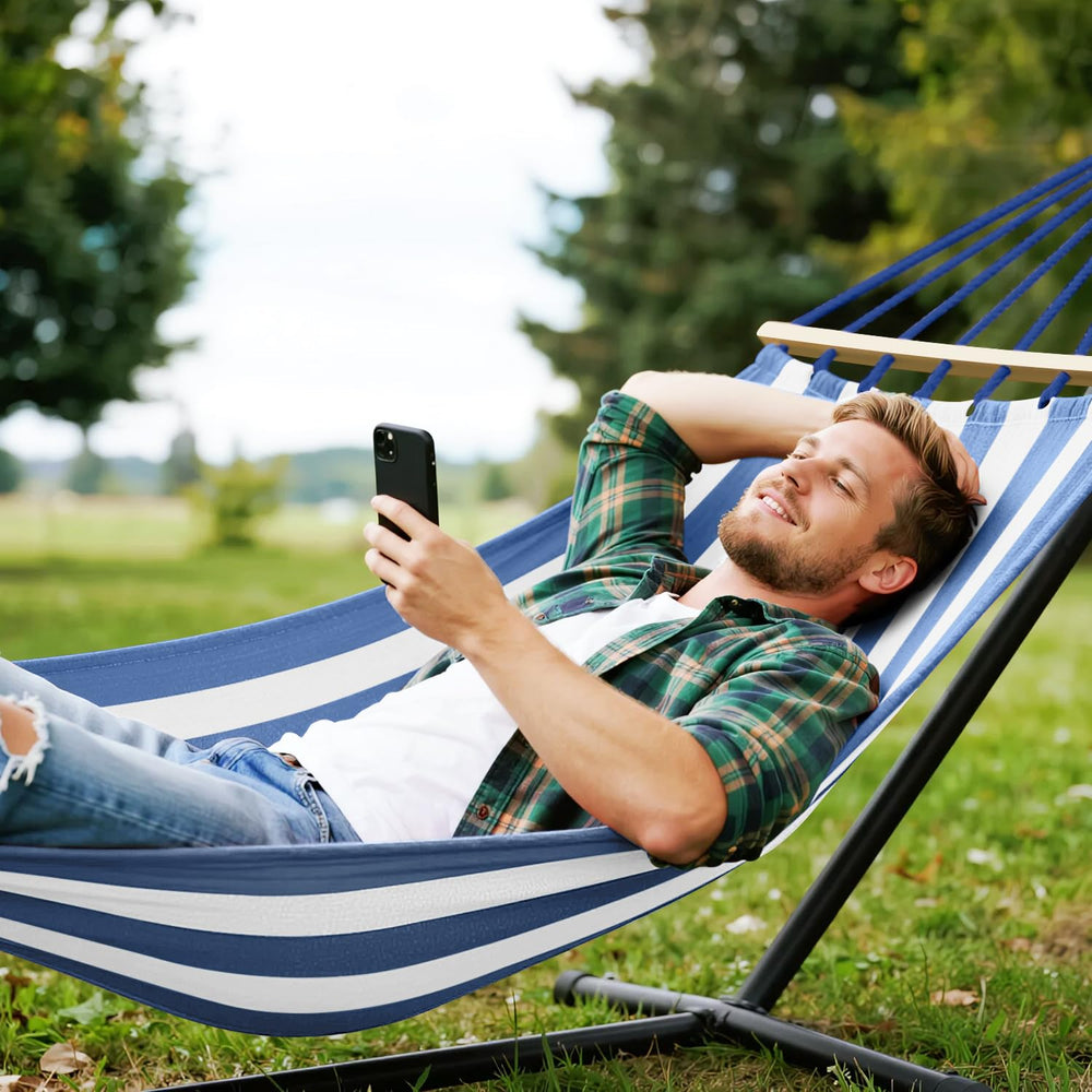 MOSFiATA Portable Camping Hammock with ropes included