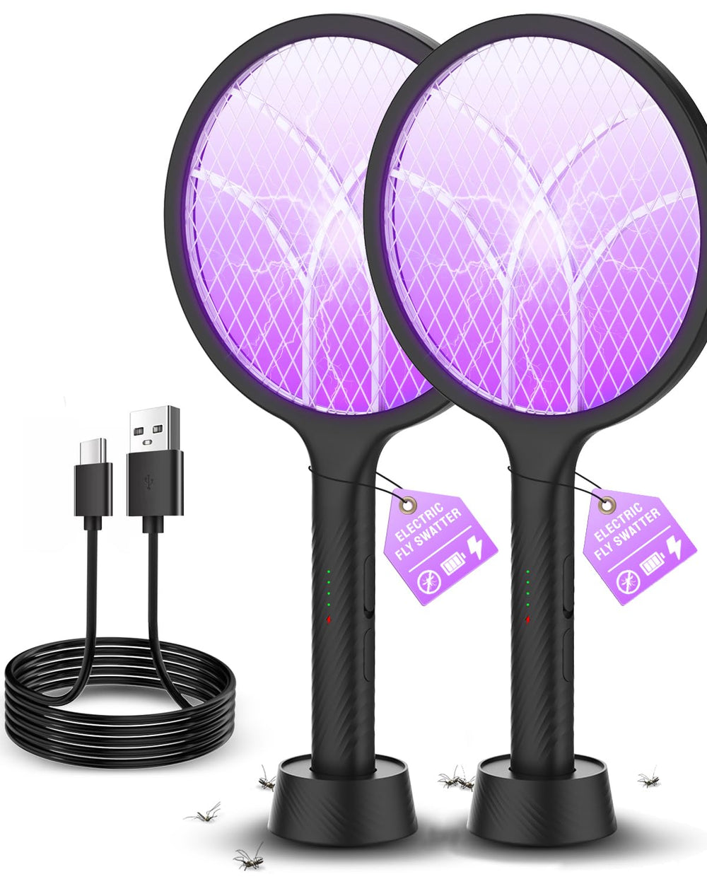 Mosiller Electric Fly Swatter 4000V front view
