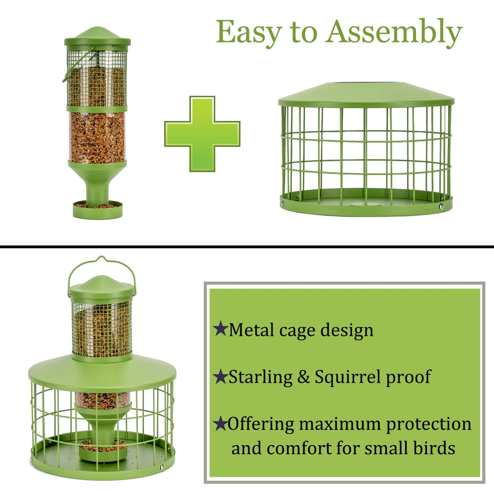 Mosloly Bird Feeder packaging with components