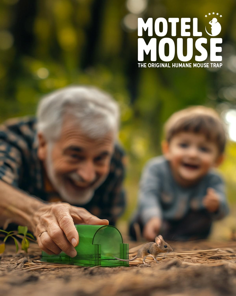 Motel Mouse traps displayed in packaging