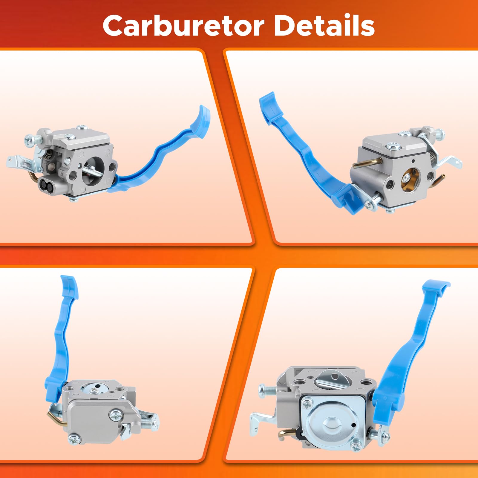 MOTOALL carburetor on workspace with tools