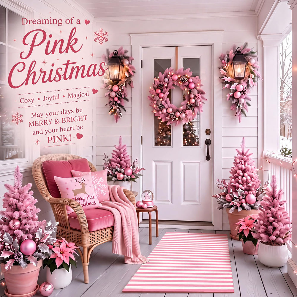 Moucuny Christmas Outdoor Rug packaging and dimensions