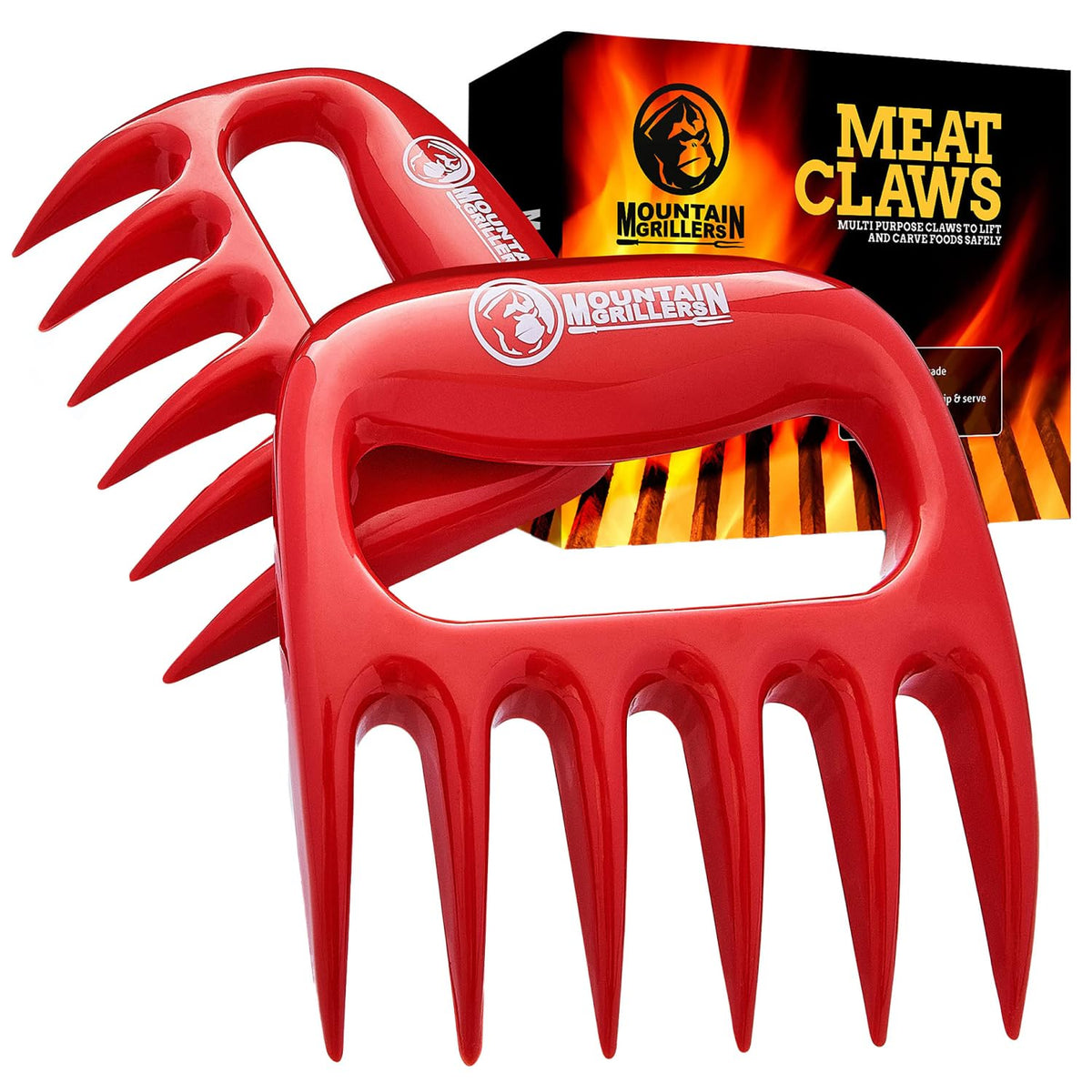 MOUNTAIN GRILLERS Bear Meat Claws in red, front view