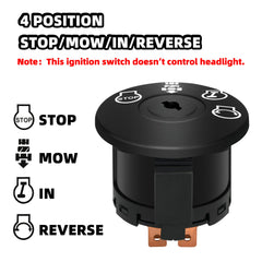 Mountaineering ring and key ring included with ignition switch