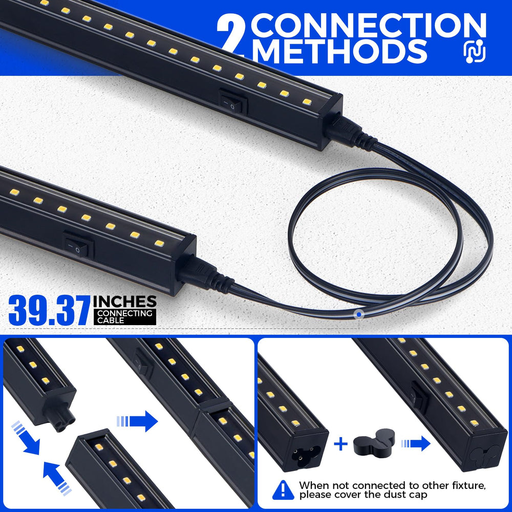 Mounting clips and cables included with Barrina T5