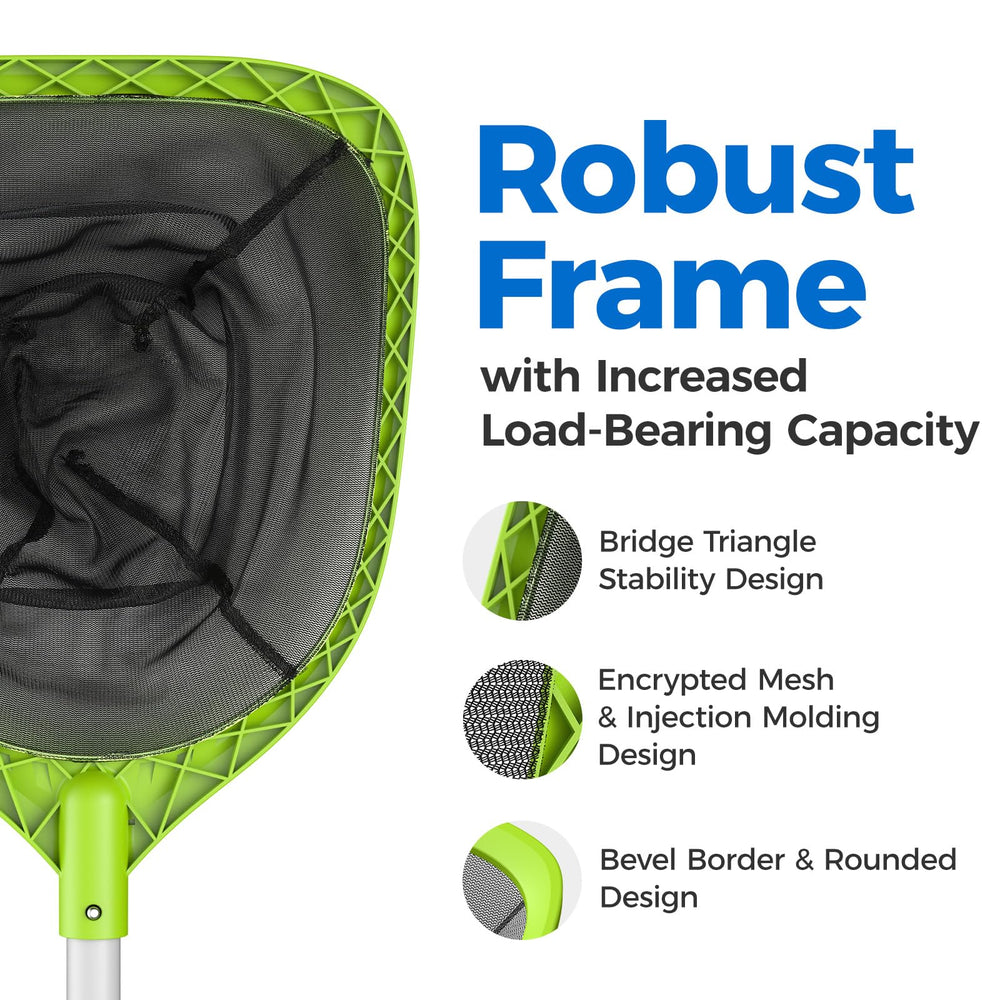 Mowend Pool Skimmer Net showing nylon mesh quality