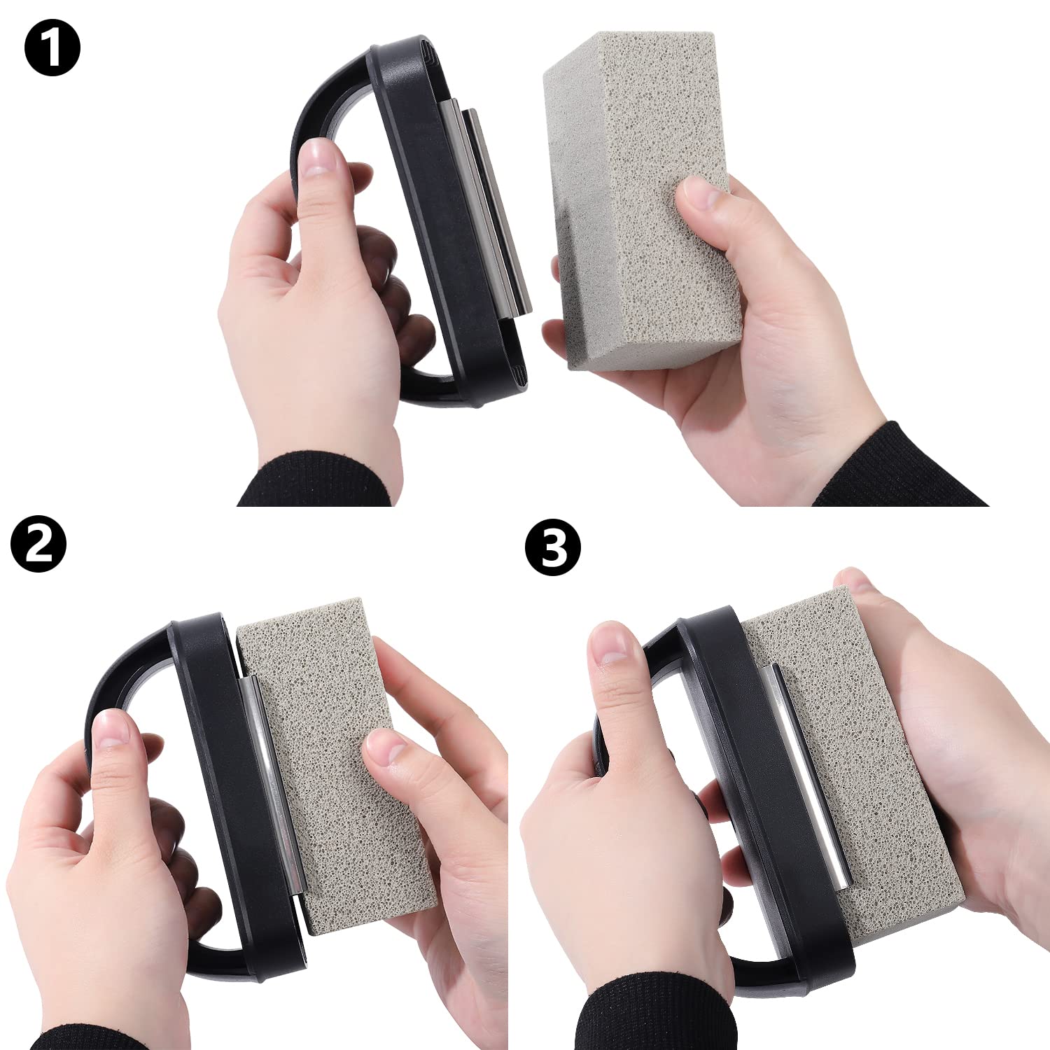 MOWOT pumice cleaning stone set on kitchen counter