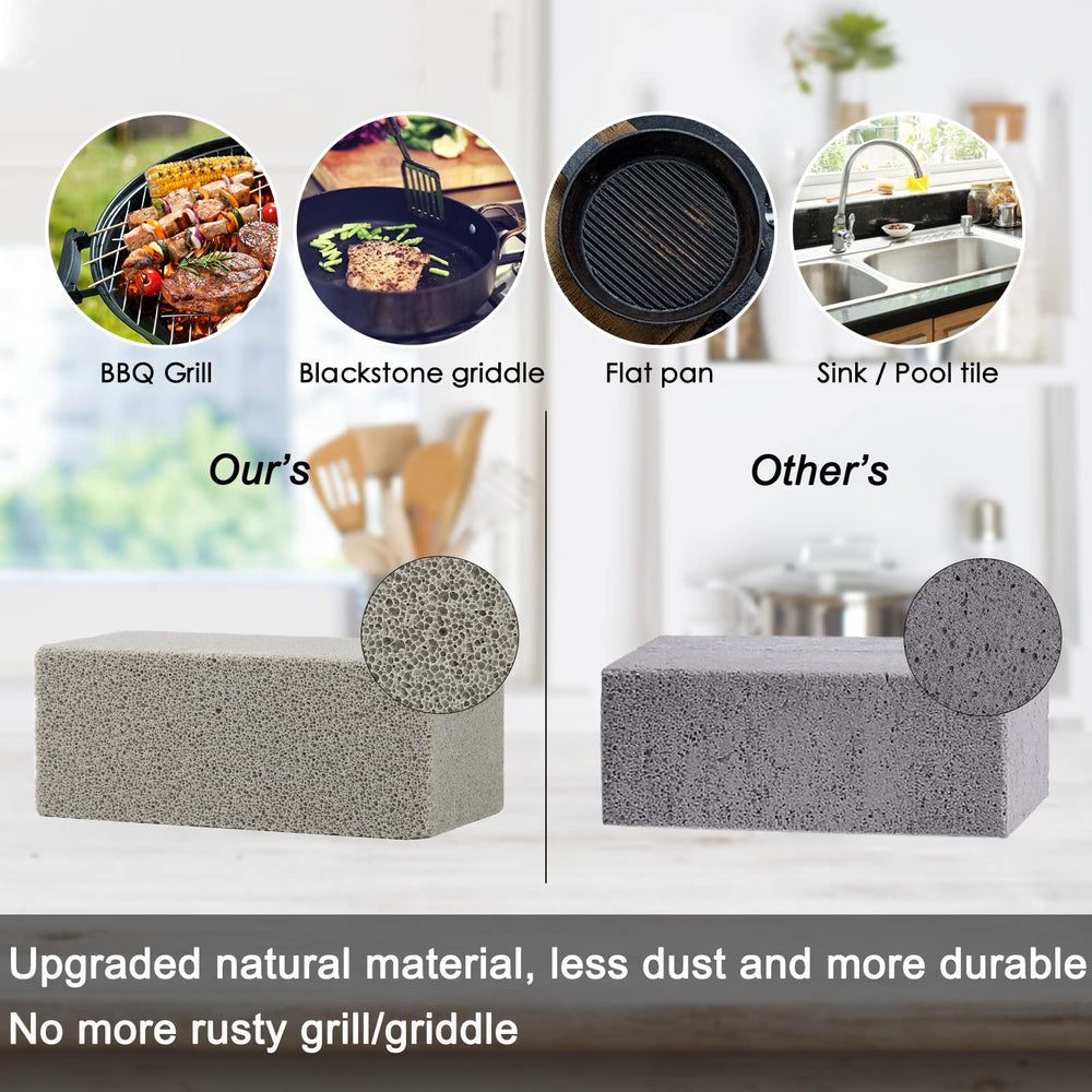 MOWOT pumice stone grill cleaner close-up