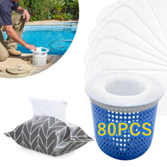 MPINOI 80 Pack Pool Skimmer Filter Socks front view