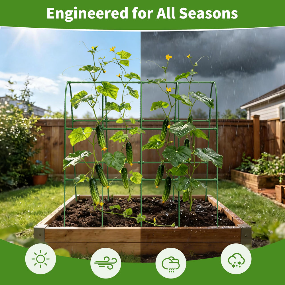 MQHUAYU Cucumber Trellis assembly manual and accessories