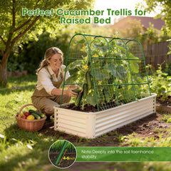 MQHUAYU Cucumber Trellis U-Shape Green assembly instructions